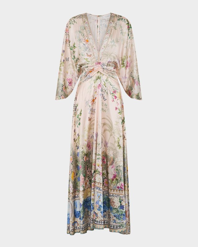 Palacio Playground Petal Sleeve Maxi Dress